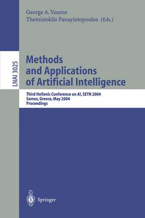 Methods and Applications of Artificial Intelligence: Third Helenic Conference on AI, SETN 2004, Samos, Greece, May 5-8, 2004, Proceedings de George A. Vouros