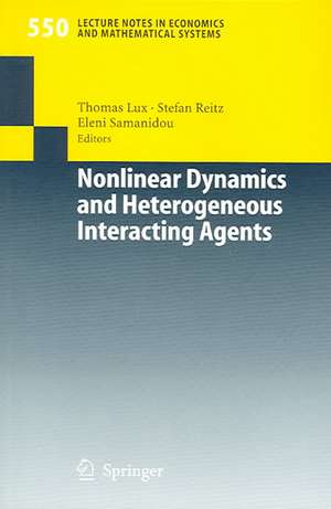 Nonlinear Dynamics and Heterogeneous Interacting Agents de Thomas Lux