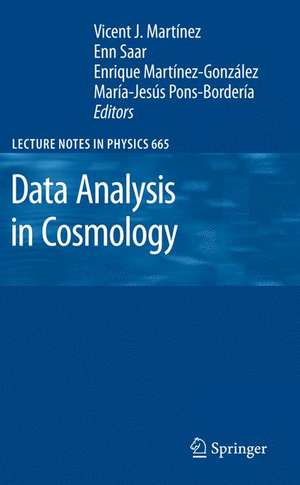 Data Analysis in Cosmology de Vicent J. Martinez