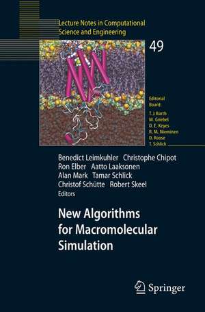 New Algorithms for Macromolecular Simulation de Benedict Leimkuhler