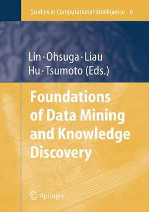 Foundations of Data Mining and Knowledge Discovery de Tsau Young Lin