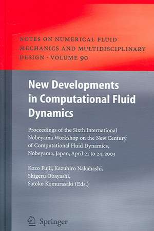 New Developments in Computational Fluid Dynamics: Proceedings of the Sixth International Nobeyama Workshop on the New Century of Computational Fluid Dynamics, Nobeyama, Japan, April 21 to 24, 2003 de Kozo Fujii