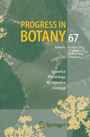 Progress in Botany 67 de Karl Esser