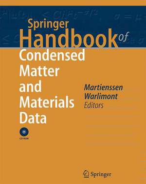 Springer Handbook of Condensed Matter and Materials Data de Werner Martienssen