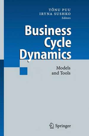 Business Cycle Dynamics: Models and Tools de Iryna Sushko