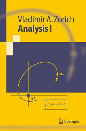 Analysis 1 de V. A. Zorich