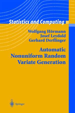 Automatic Nonuniform Random Variate Generation de Wolfgang Hörmann