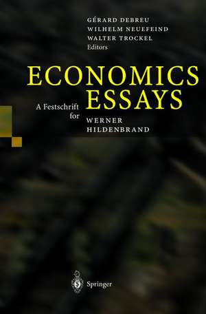 Economics Essays: A Festschrift for Werner Hildenbrand de Gerard Debreu