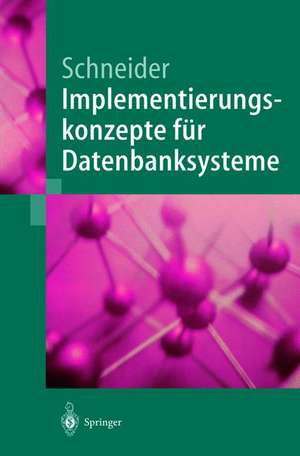 Implementierungskonzepte für Datenbanksysteme de Markus Schneider