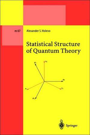 Statistical Structure of Quantum Theory de Alexander S. Holevo