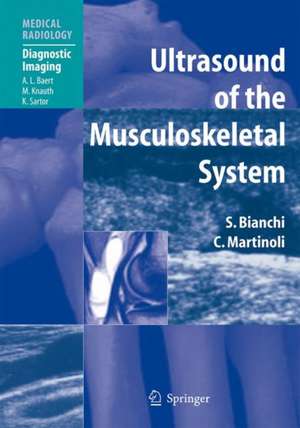 Ultrasound of the Musculoskeletal System de Stefano Bianchi