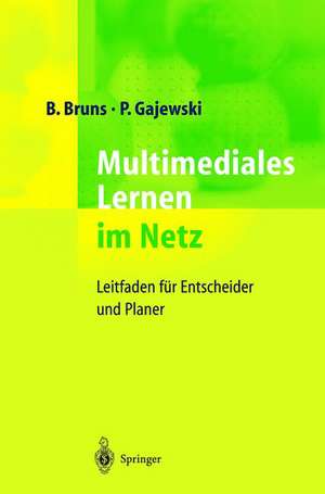 Multimediales Lernen im Netz: Leitfaden für Entscheider und Planer de Beate Bruns