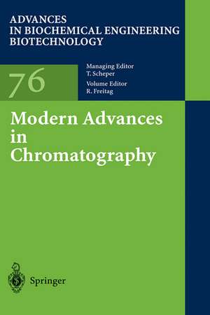 Modern Advances in Chromatography de Ruth Freitag