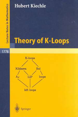 Theory of K-Loops de Hubert Kiechle