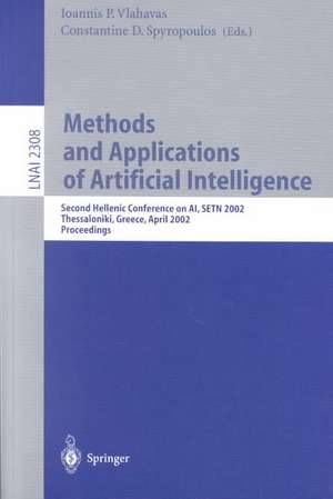 Methods and Applications of Artificial Intelligence: Second Hellenic Conference on AI, SETN 2002 Thessaloniki, Greece, April 11–12, 2002 Proceedings de Ioannis P. Vlahavas