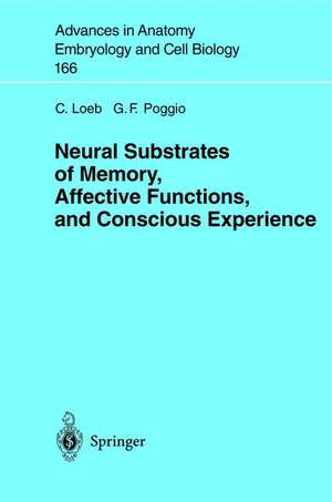 Neural Substrates of Memory, Affective Functions, and Conscious Experience de C. Loeb