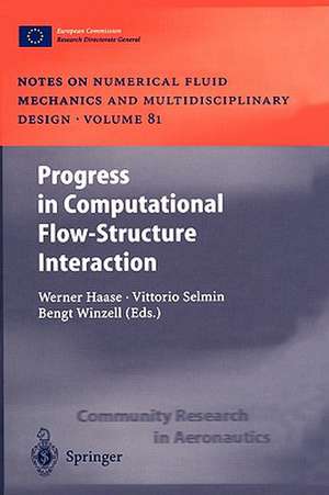 Progress in Computational Flow-Structure Interaction: Results of the Project UNSI, supported by the European Union 1998 – 2000 de Werner Haase