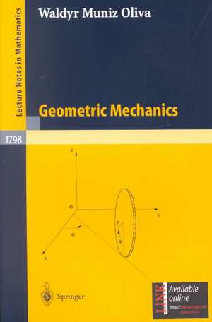 Geometric Mechanics de Waldyr Muniz Oliva