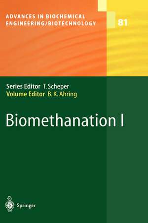 Biomethanation I de Birgitte K. Ahring