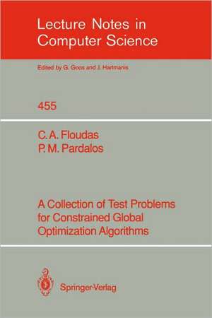 A Collection of Test Problems for Constrained Global Optimization Algorithms de Christodoulos A. Floudas