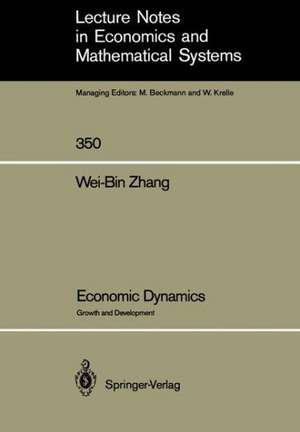 Economic Dynamics: Growth and Development de Wei-Bin Zhang