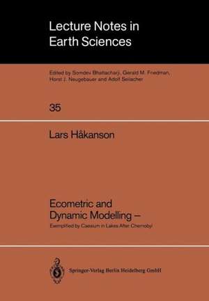 Ecometric and Dynamic Modelling —: Exemplified by Caesium in Lakes After Chernobyl Methodological Aspects of Establishing Representative and Compatible Lake Data, Models and Load Diagrammes de Lars Hakanson