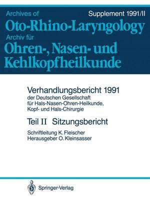 Teil II: Sitzungsbericht de Konrad Fleischer