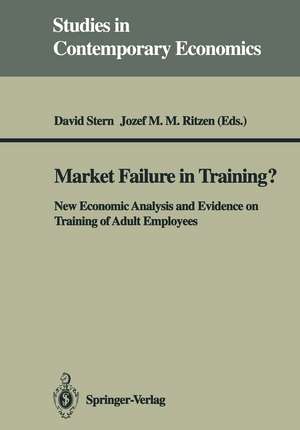 Market Failure in Training?: New Economic Analysis and Evidence on Training of Adult Employees de David Stern