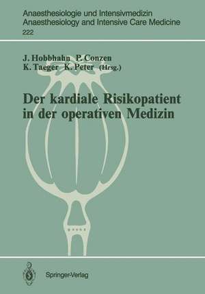 Der kardiale Risikopatient in der operativen Medizin de Jonny Hobbhahn