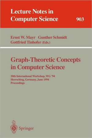 Graph-Theoretic Concepts in Computer Science: 18th International Workshop, WG '92, Wiesbaden-Naurod, Germany, June 18-20, 1992. Proceedings de Ernst W. Mayr