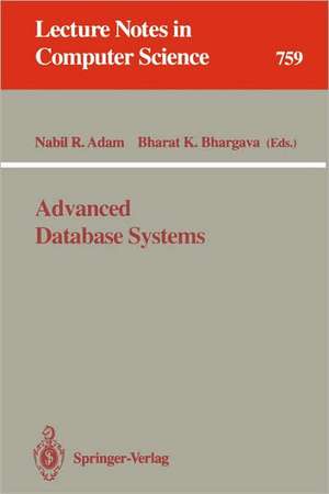 Advanced Database Systems de Nabil R. Adam