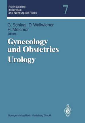 Gynecology and Obstetrics Urology de Günther Schlag