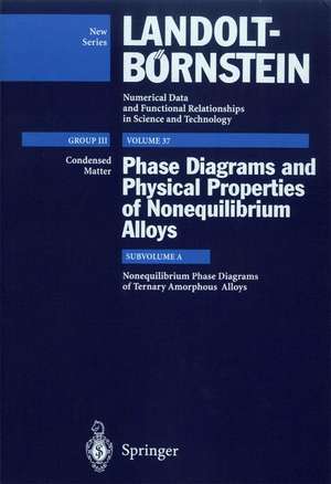 Nonequilibrium Phase Diagrams of Ternary Amorphous Alloys de Yoshiyuki Kawazoe