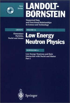 Low Energy Neutrons and their Interaction with Nuclei and Matter 1 de L. Abagaian