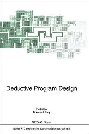 Deductive Program Design de Manfred Broy