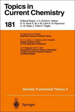 Density Functional Theory II: Relativistic and Time Dependent Extensions de R.F. Nalewajski