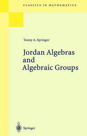 Jordan Algebras and Algebraic Groups de Tonny A. Springer