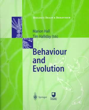 Behaviour and Evolution de Marion Hall