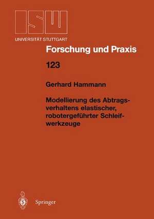 Modellierung des Abtragsverhaltens elastischer, robotergeführter Schleifwerkzeuge de Gerhard Hammann