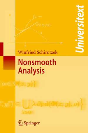 Nonsmooth Analysis de Winfried Schirotzek