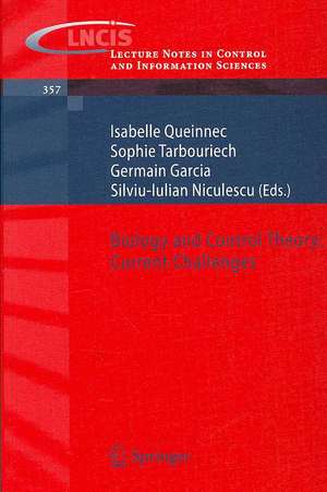 Biology and Control Theory: Current Challenges de Isabelle Queinnec