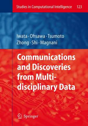 Communications and Discoveries from Multidisciplinary Data de Shuichi Iwata