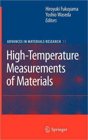 High-Temperature Measurements of Materials de Hiroyuki Fukuyama