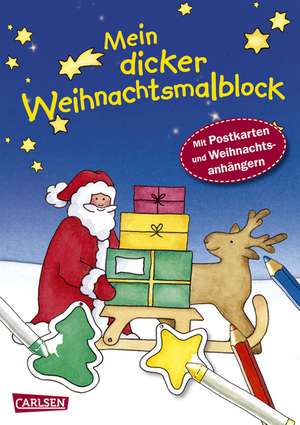 Mein dicker Weihnachtsmalblock de Jule Johansen