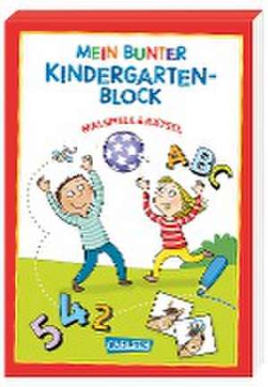 Mein bunter Kindergarten-Block: Malspiele und Rätsel de Hanna Sörensen