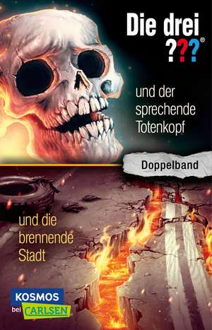 Die drei ??? und der sprechende Totenkopf / und die brennende Stadt (Doppelband) (drei Fragezeichen) de Robert Arthur