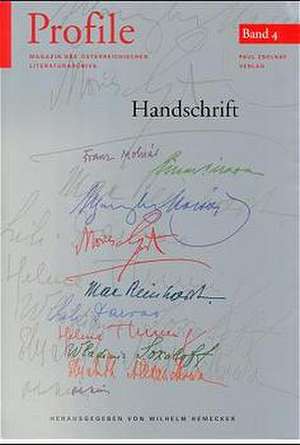 Handschrift de Wilhelm Hemecker