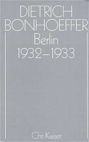 Berlin 1932-1933 de Carsten Nicolaisen