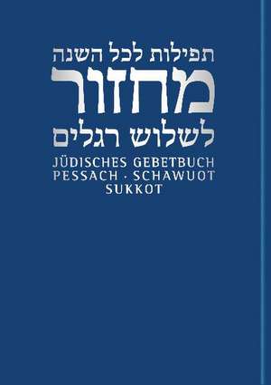 Jüdisches Gebetbuch Hebräisch-Deutsch 02. Pessach/Schawuot/Sukkot de Andreas Nachama