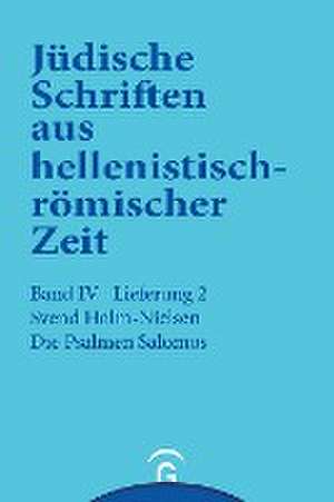 Die Psalmen Salomos de Svend Holm-Nielsen